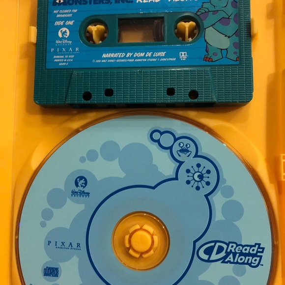 Read A Long Disney Pixar Monsters Inc. CD Read-along! Cassette - Picture 3 of 8